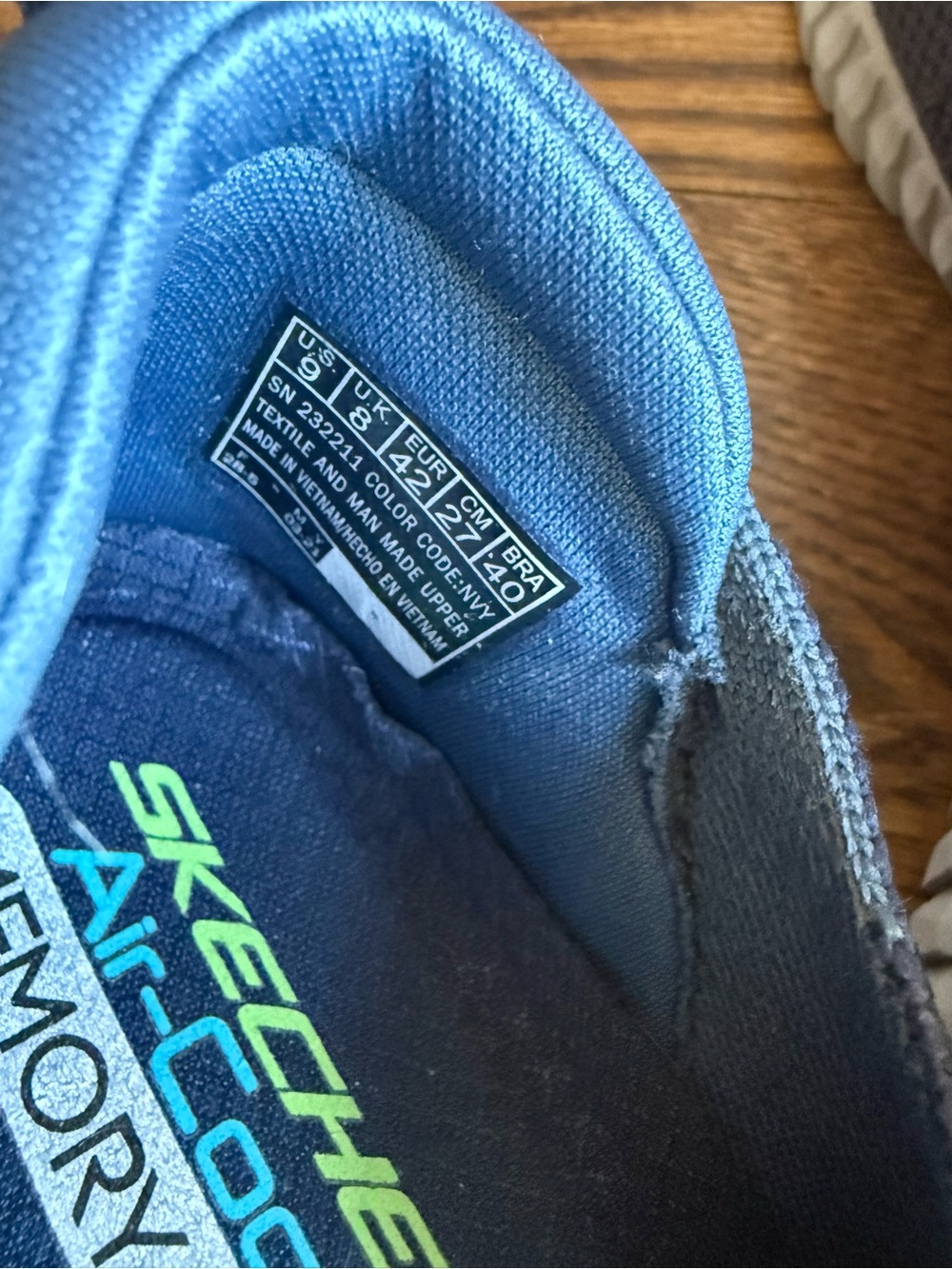 Skechers Ultra Flex 3.0 Wintek Men’s 9 Gray Blue Slip-On Sneakers - Picture 7 of 9